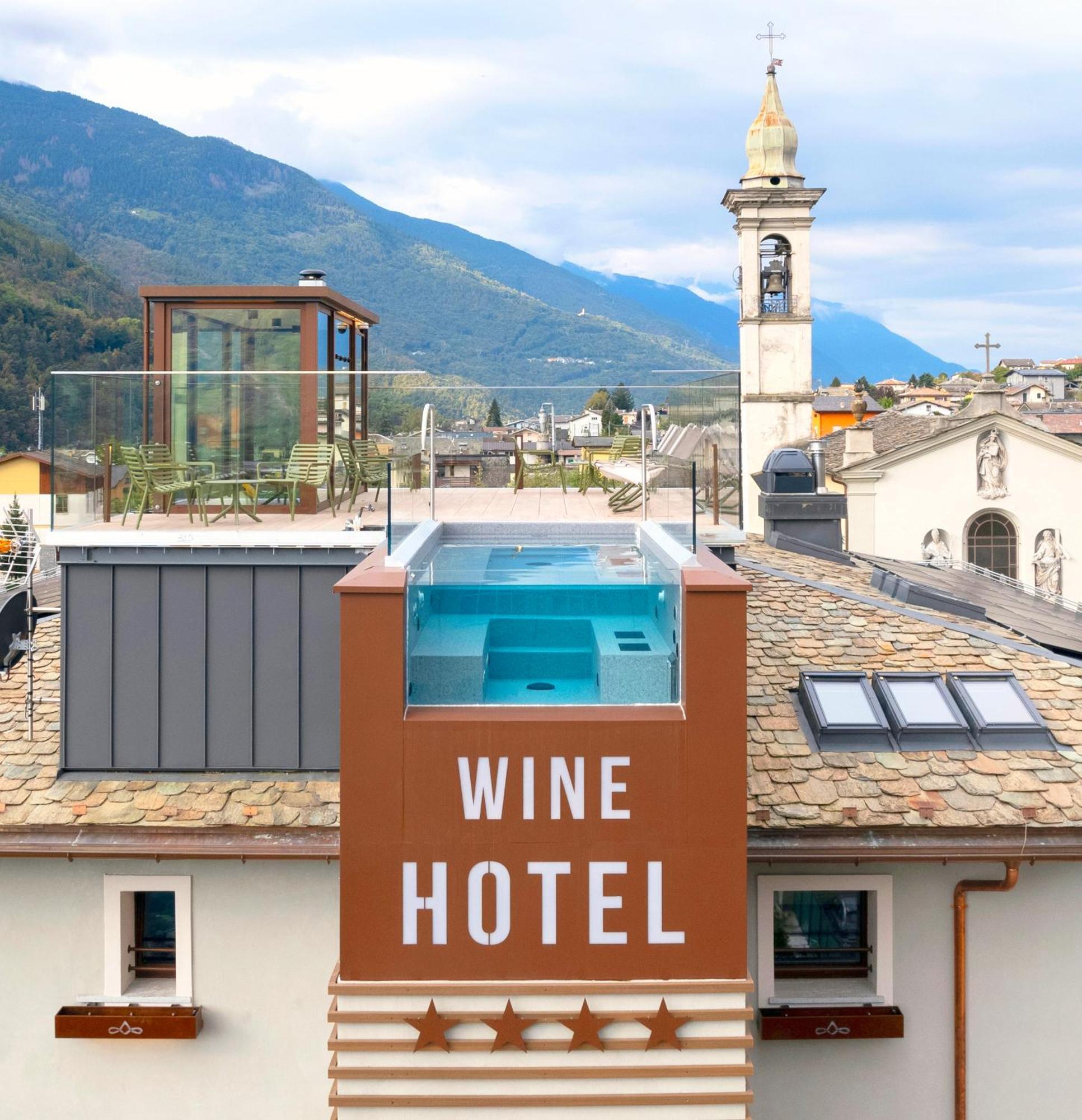 Wine Hotel San Carlo - Relais & Spa - Boutique Hotel Chiuro Экстерьер фото
